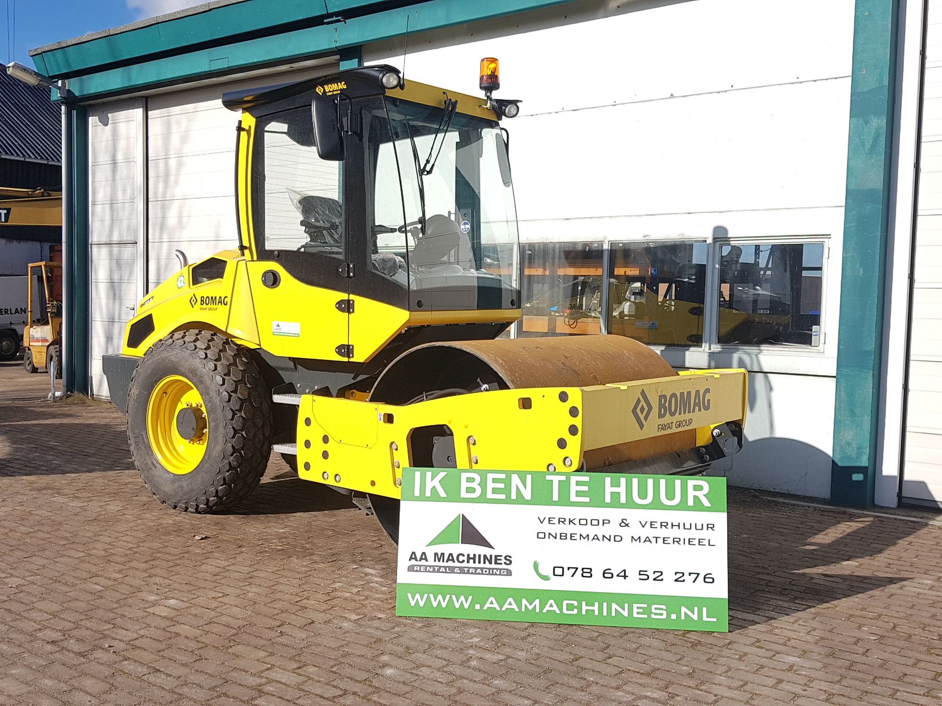 Trilrolwals één rol 7 ton Stage V