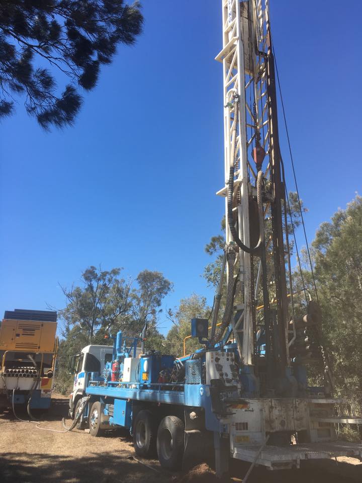 Drilling Truck - Drilling In Palmwoods, QLD