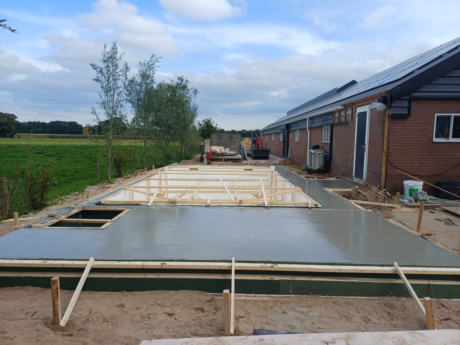 Betonvloer kelderbouw Boone bouwbedrijf