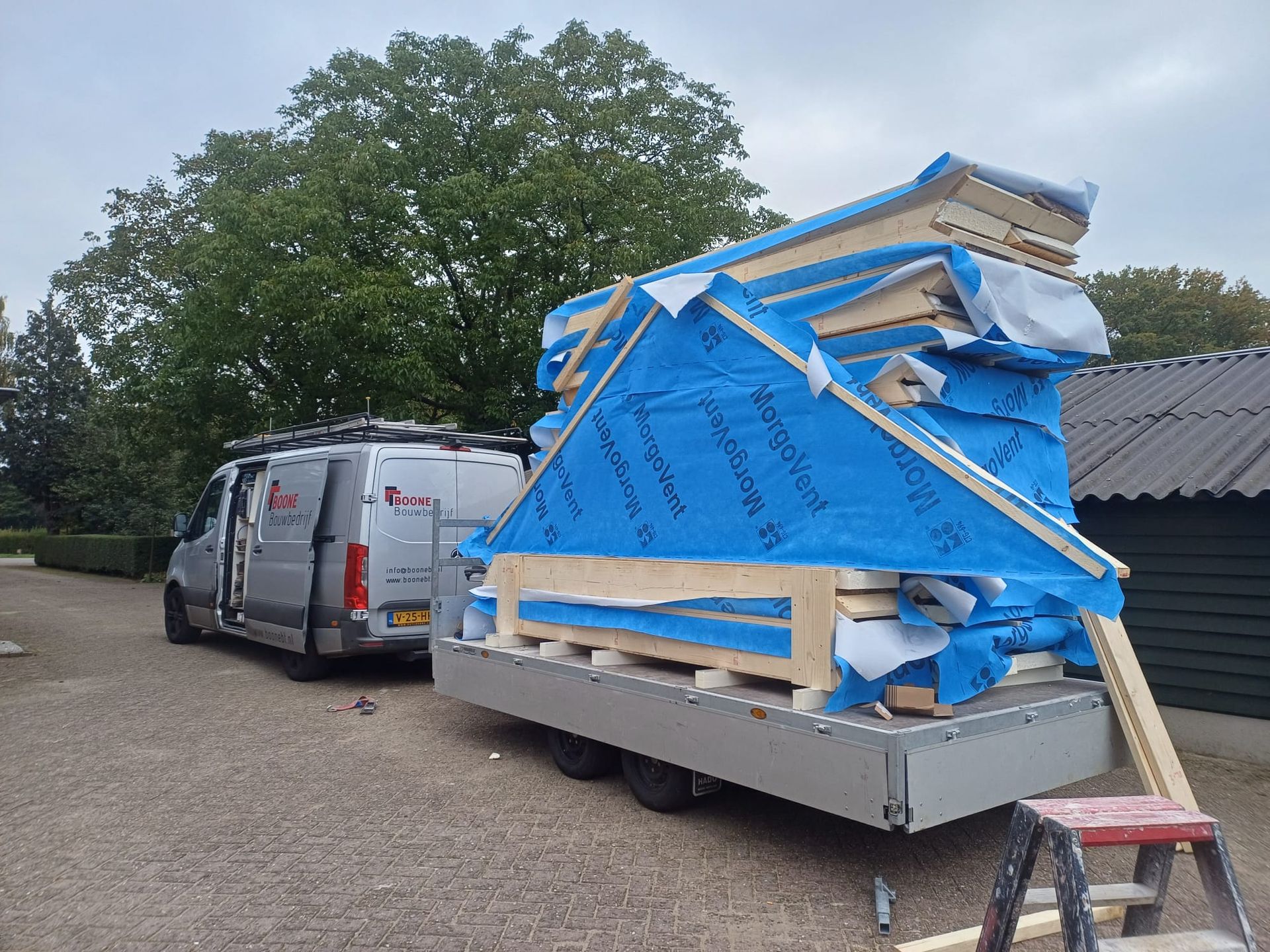 Houtskeletbouw prefab Boone bouwbedrijf 