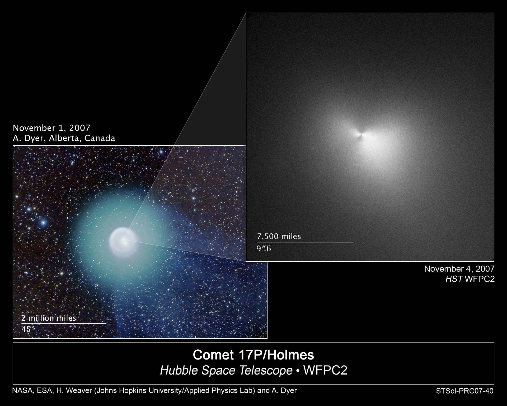 Holmsa komētas koma