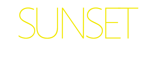 Sunset Closing Agency logo in yellow and black text on a white background