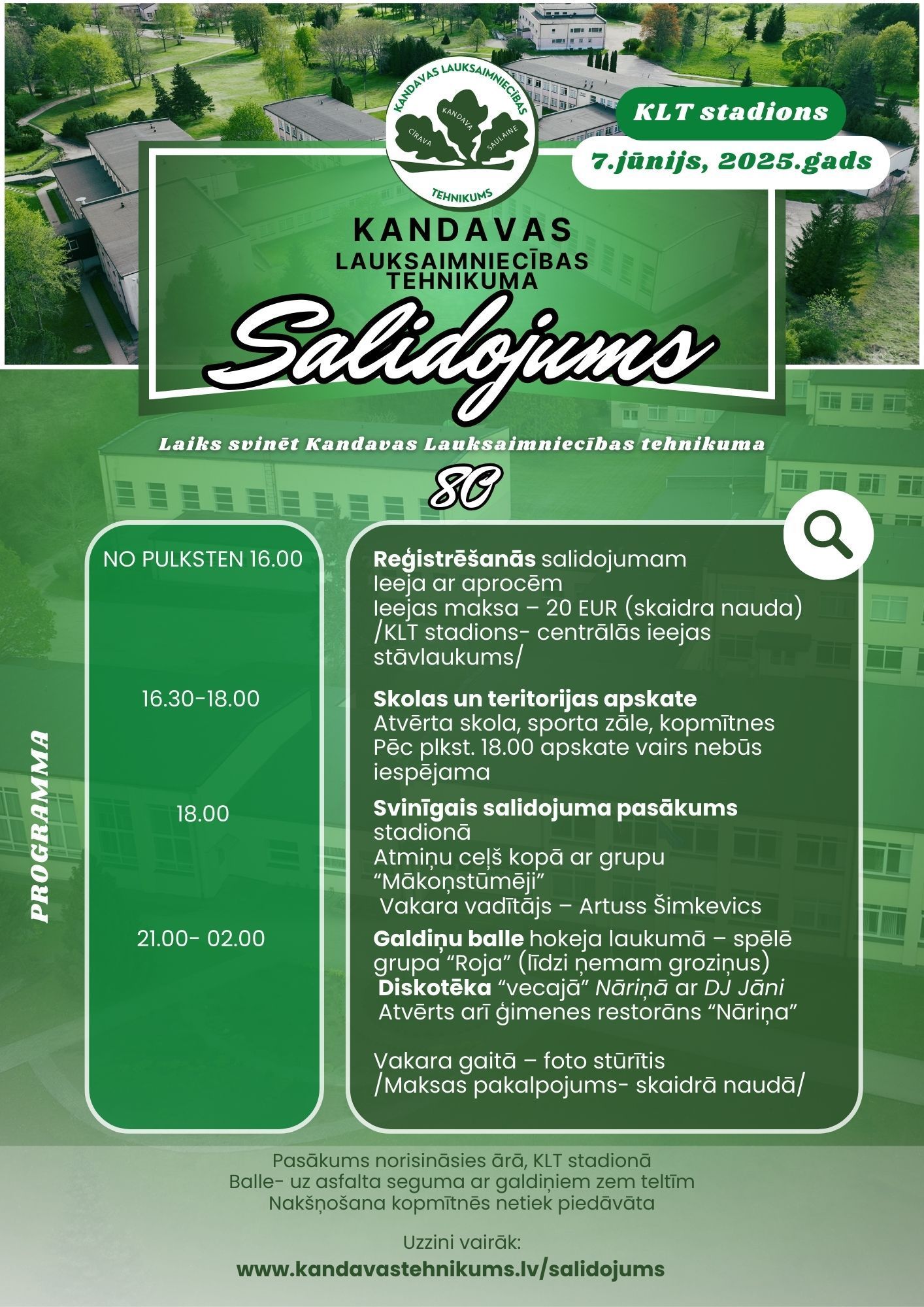 Salidojums | Kandavas Lauksaimniecības tehnikums