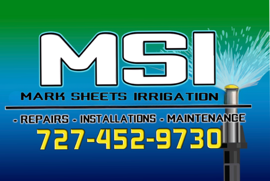 A logo for msi mark sheets irrigation llc