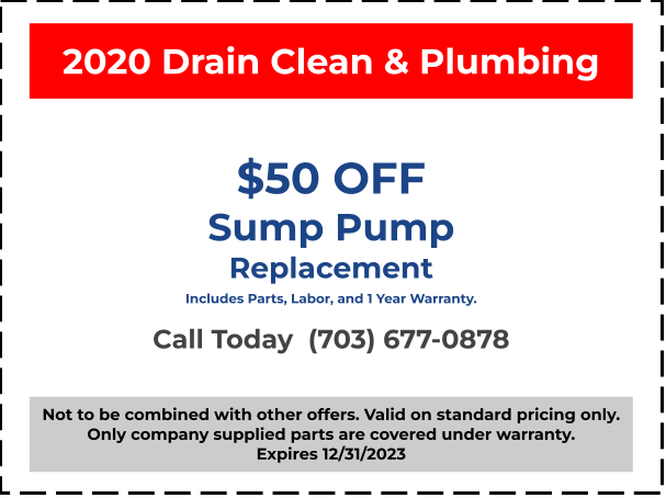 $50 Off Sump Pump Replacement