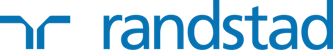 The blue Randstad logo, consisting of a stylized graphic symbol followed by the company name in lowercase text.