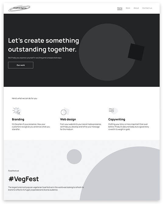 blank agency template
