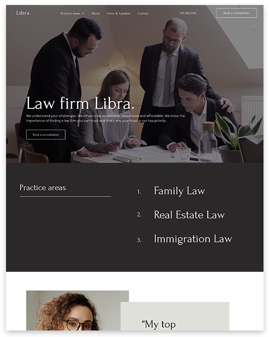 web design for law firm