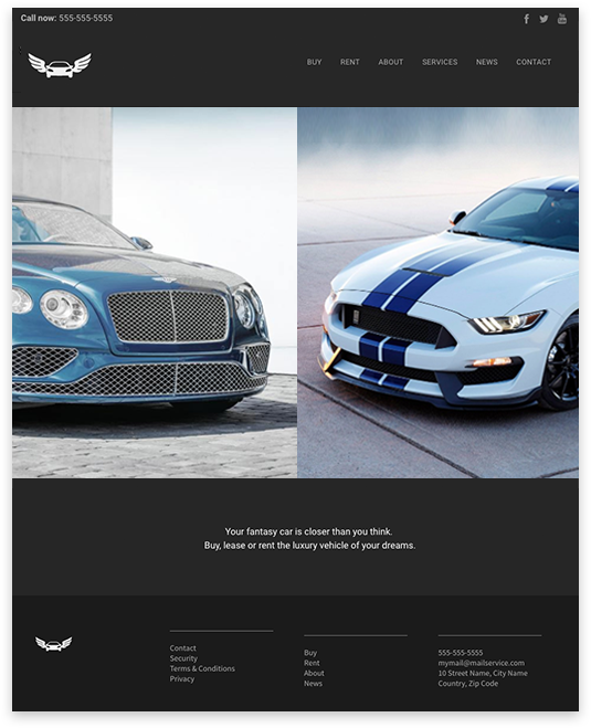 web design for car dealership