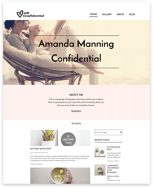 web design for lifestyle