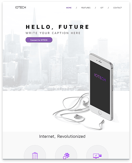 web design for product