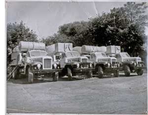 Row Of Trucks Parked — Sanford, ME — R. Pepin and Sons Inc.