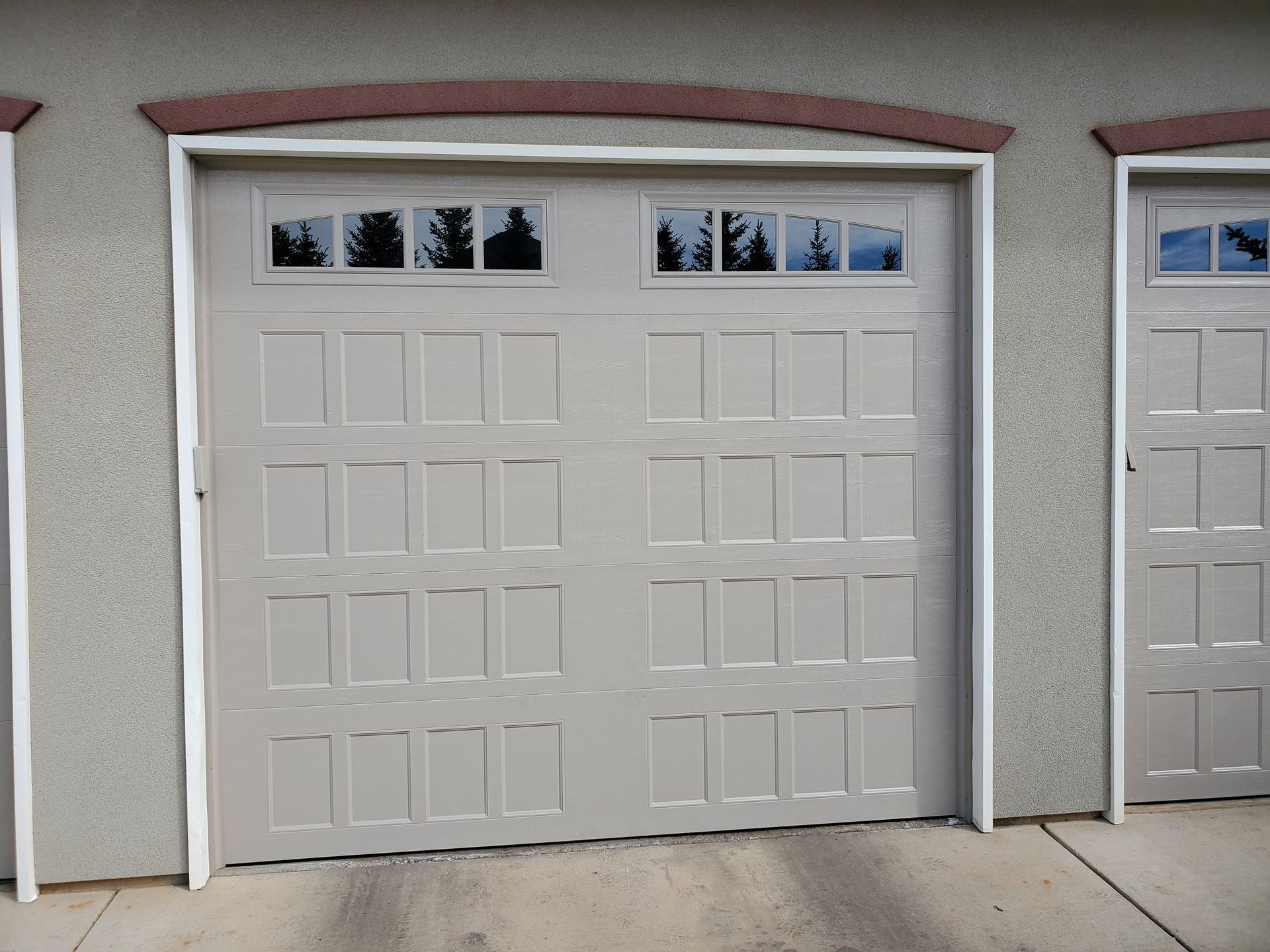 Gray Colored Garage Door — Laramie, WY — Southeastern Wyoming Garage Doors