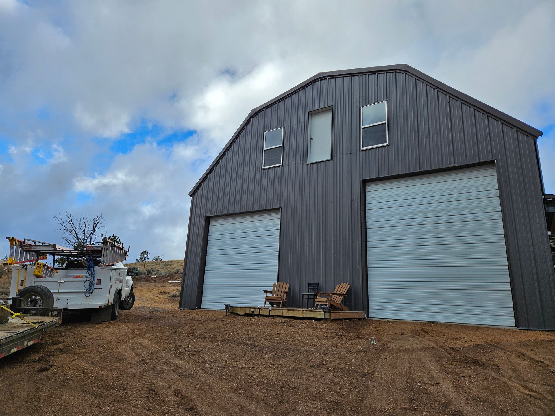 Big Barn with Two Garage Doors — Laramie, WY — Southeastern Wyoming Garage Doors