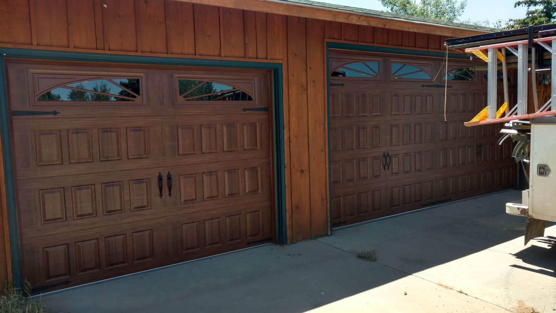 Two Wooden Garage Doors — Laramie, WY — Southeastern Wyoming Garage Doors
