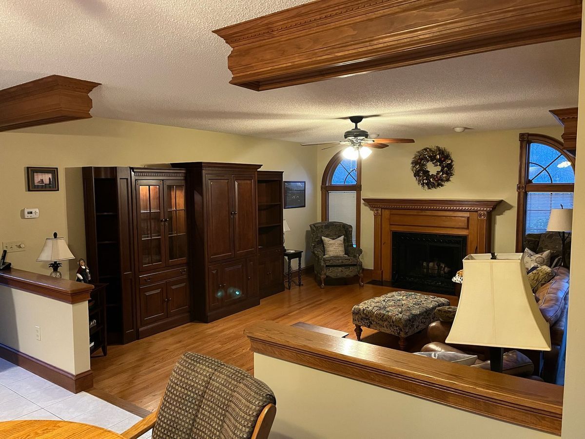 Living room painted by Capital Painters