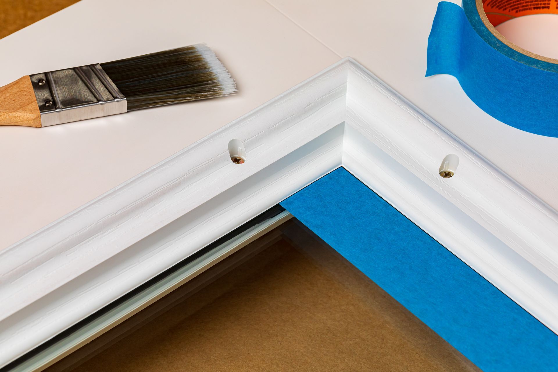 door trim painting