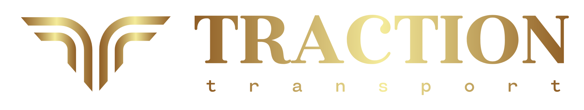 Logo traction couleur dorée