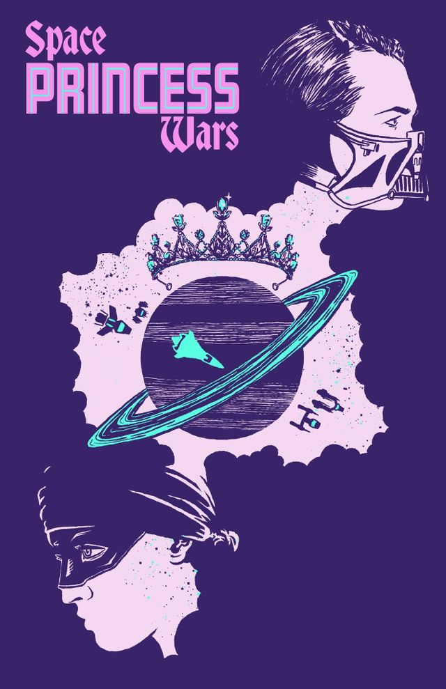 Space Princess Wars: One Act Logo  Theatre Artwork & Promotional