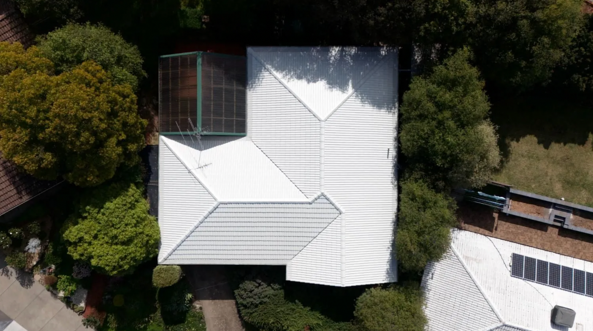 A roof restored by The Roof Guys Adelaide