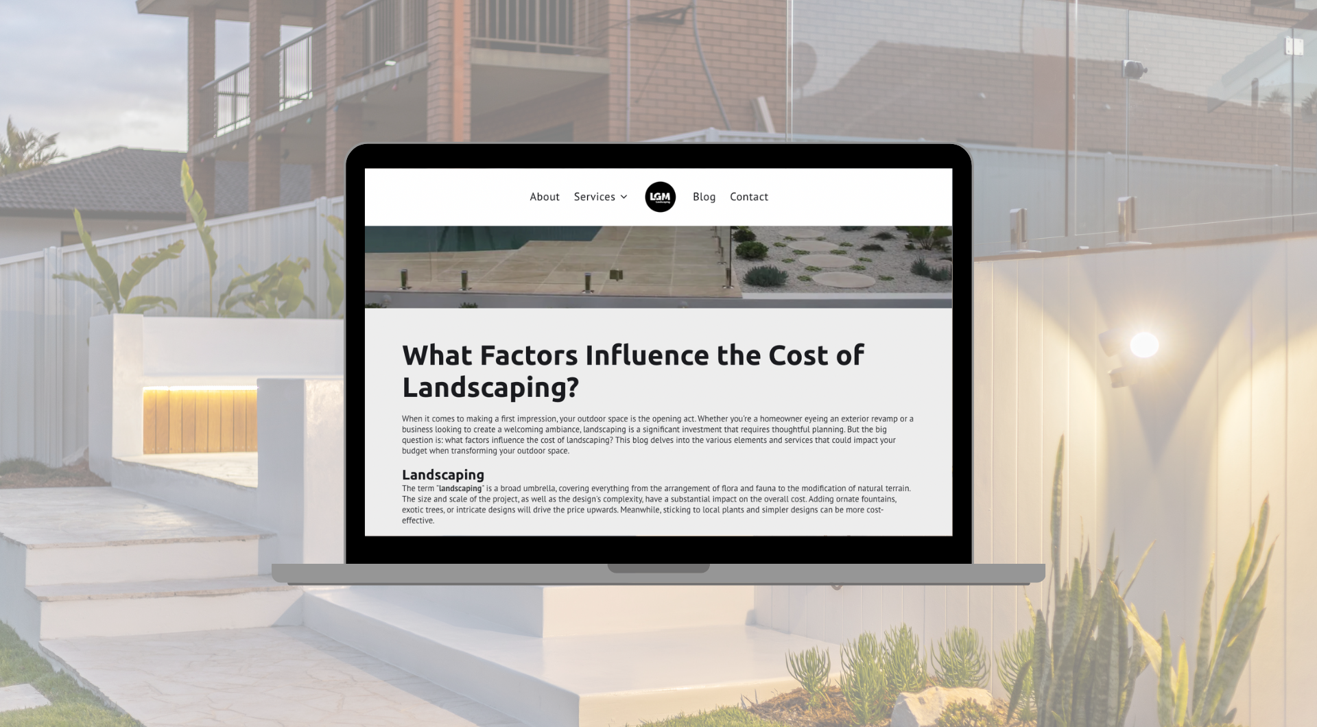 Person writing a blog on a computer - Copywriter Gold Coast