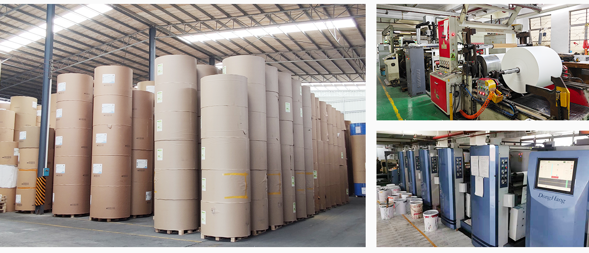 Guima Paper Co. profile specialize in paper cup raw materials- PE coated paper rolls