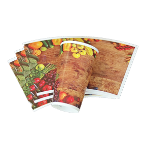 Paper cup raw materials double PE paper fan is used in making disposable paper cups/paper soup bowl