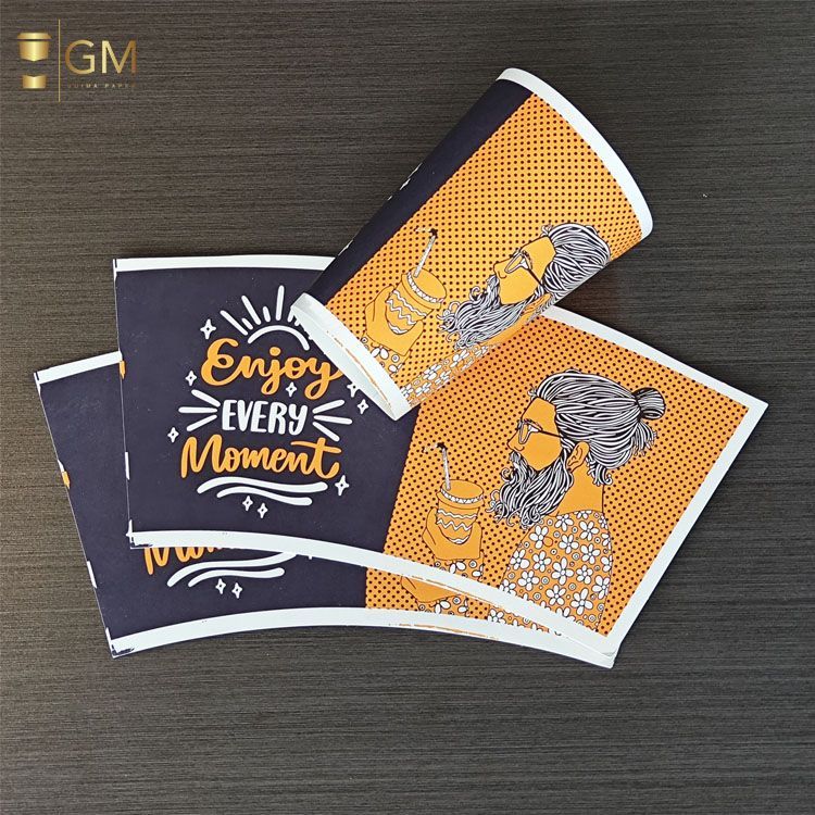 Eco-Friendly Paper Cup Fan for Disposable Cups 6oz