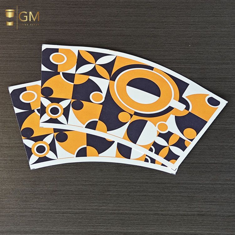 PE Coated Paper Cup Fan with 1–5 Colors Printing