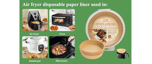 Air Fryer Disposable Paper Liner, Air Fryer Parchment Paper Liners, Air  Fryer,microwave Oven Baking Paper,natural Parchment Paper,unbleached -   Finland