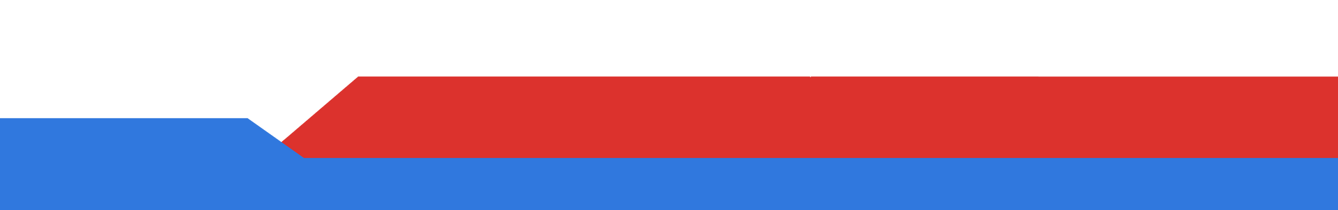 A red , white and blue flag on a white background.
