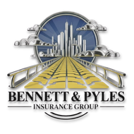 Logo of Bennett & Pyles Insurance Group: Phoenix icon in red/orange; text "Bennett & Pyles" and "Insurance group".