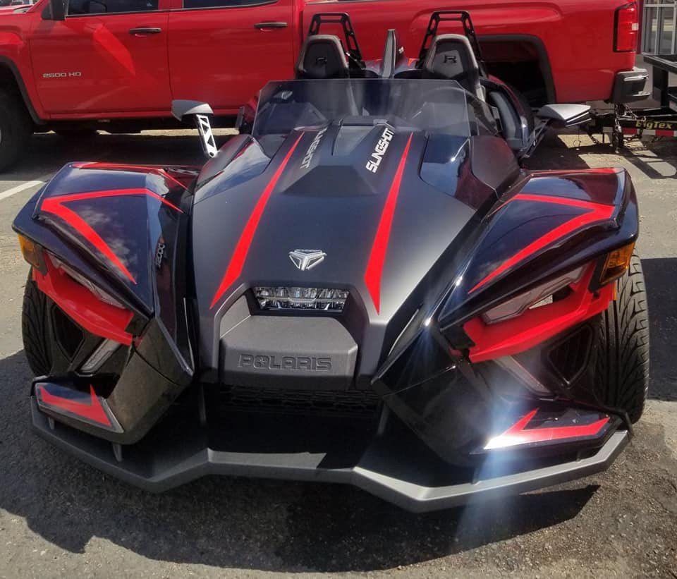 Black Polaris Slingshot from Tucson Adventure Rentals