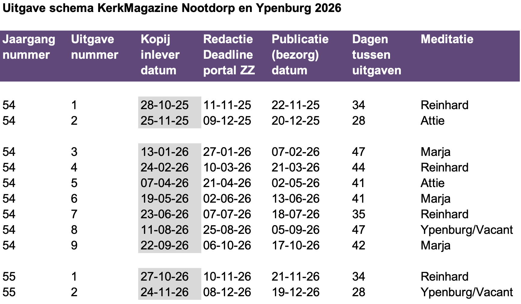 Rooster KerkMagazine