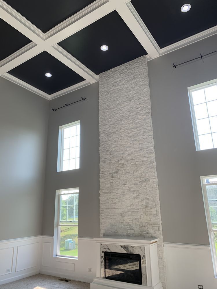 A living room that had general contracting services in Rockford, IL by Creative Remodeling