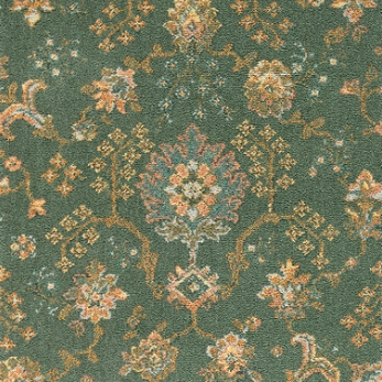 Green Palmette Broadloom