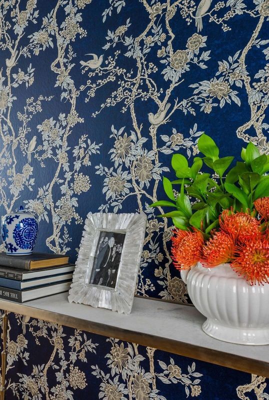 Floral Wallpaper — Seattle, WA — Blend Interior Design Studio