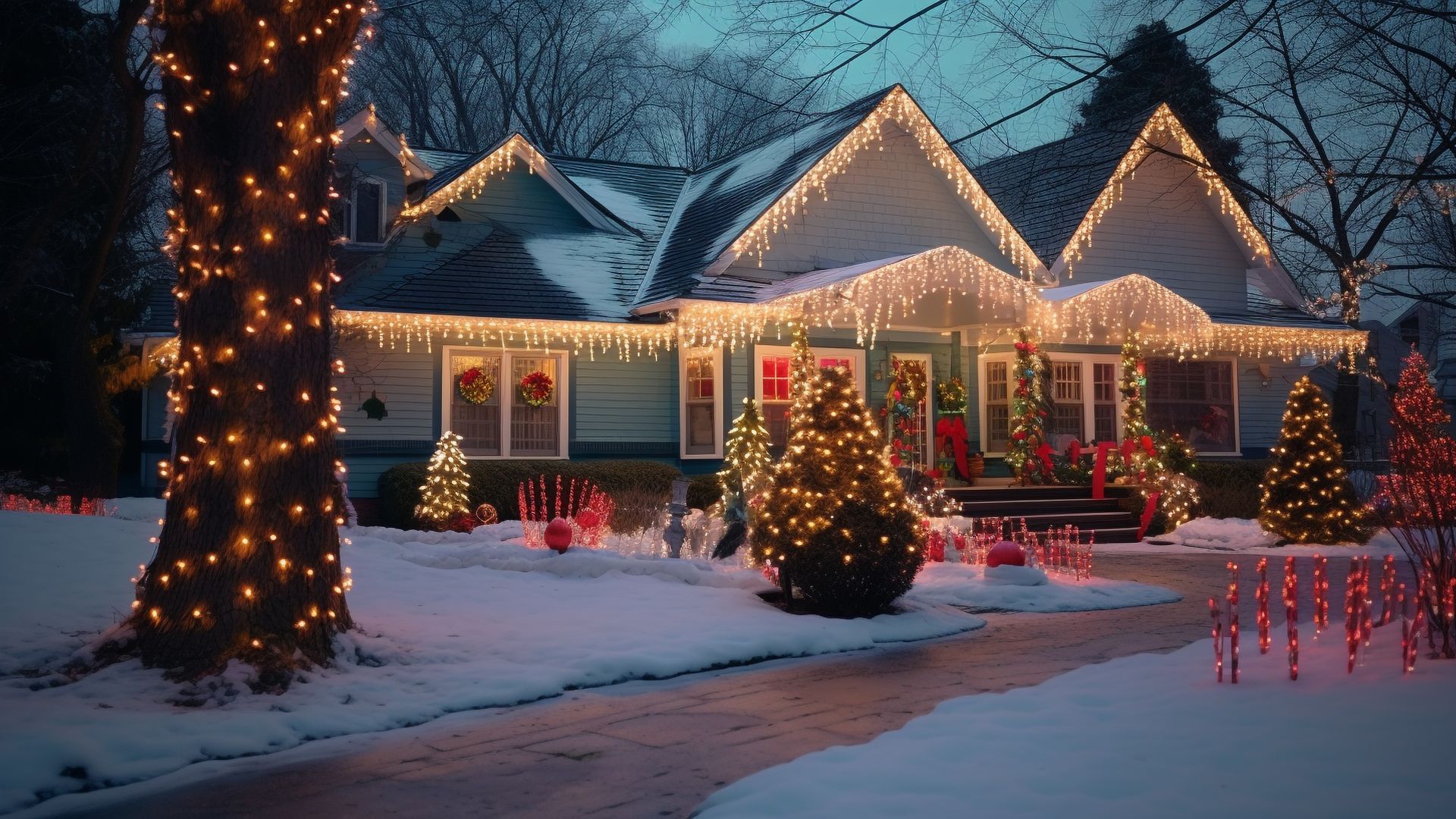 christmas lights installation, safety tips for holiday lighting installation