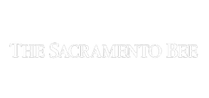The sacramento beer logo is white on a white background.