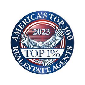 A logo for america 's top 100 real estate agents