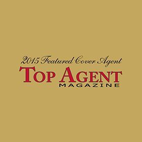 The top agent magazine logo is on a gold background.