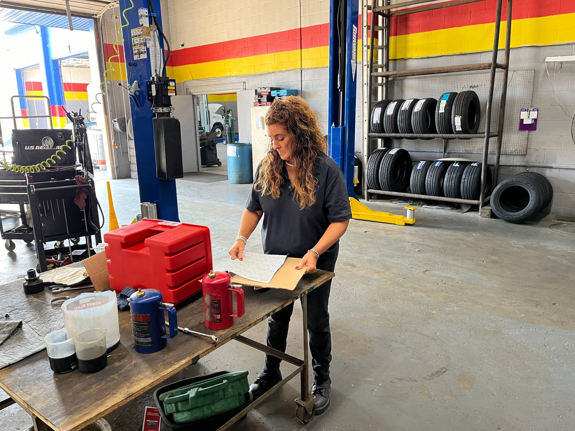 Team Member Working | Fast Lane Auto Repair