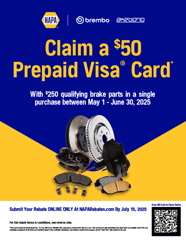 NAPA Special Claim a 50$ - Fast Lane Auto Group