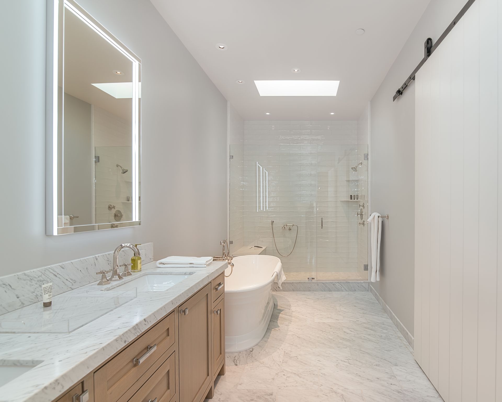 Bathroom With Sink And Mirror — Rohnert Park, CA — North Bay Monument