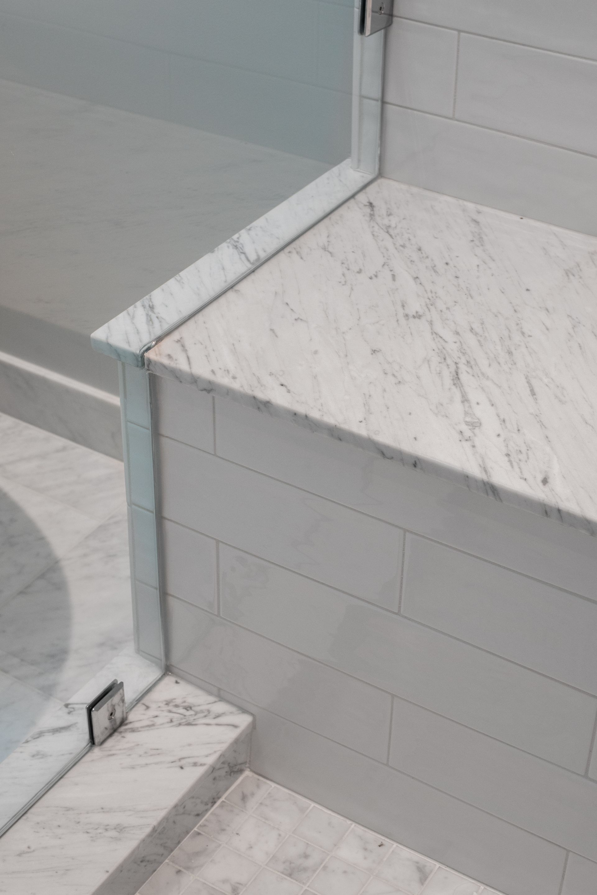 Bathroom With Marble Steps — Rohnert Park, CA — North Bay Monument