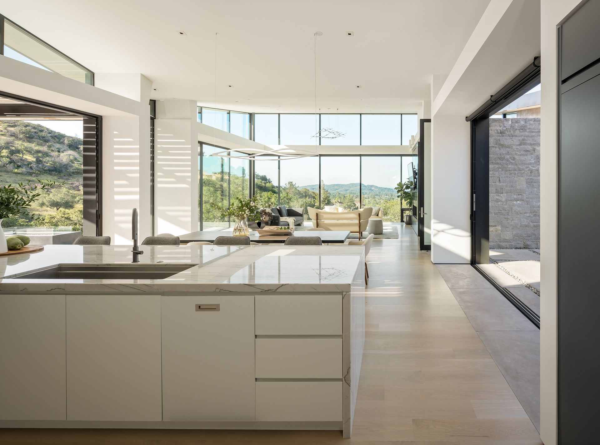 Large Kitchen With Modern House — Rohnert Park, CA — North Bay Monument