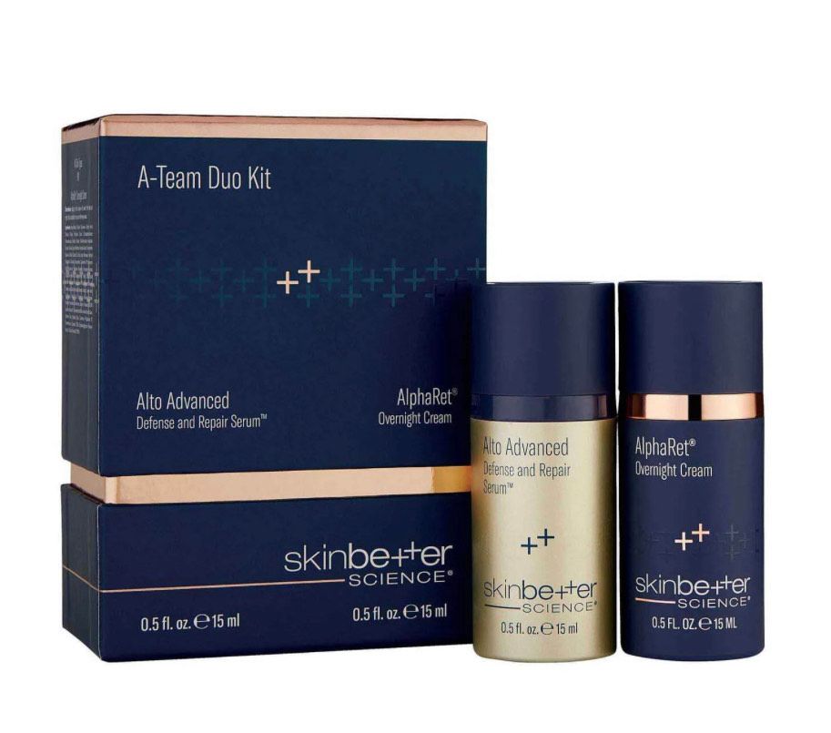 A team duo kit from skin better science
