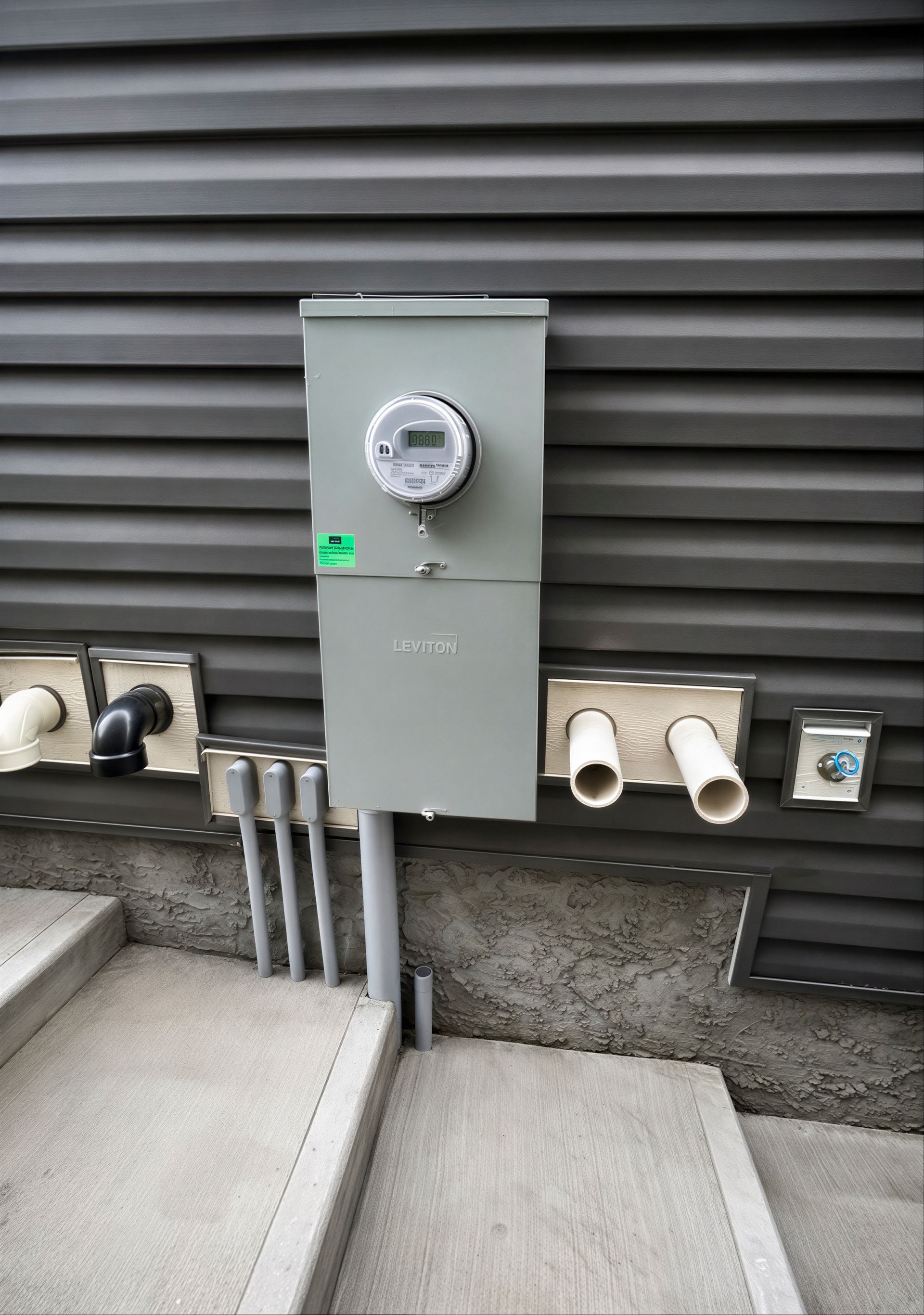 200 amp electrical service and panel upgrade installation in Edmonton home