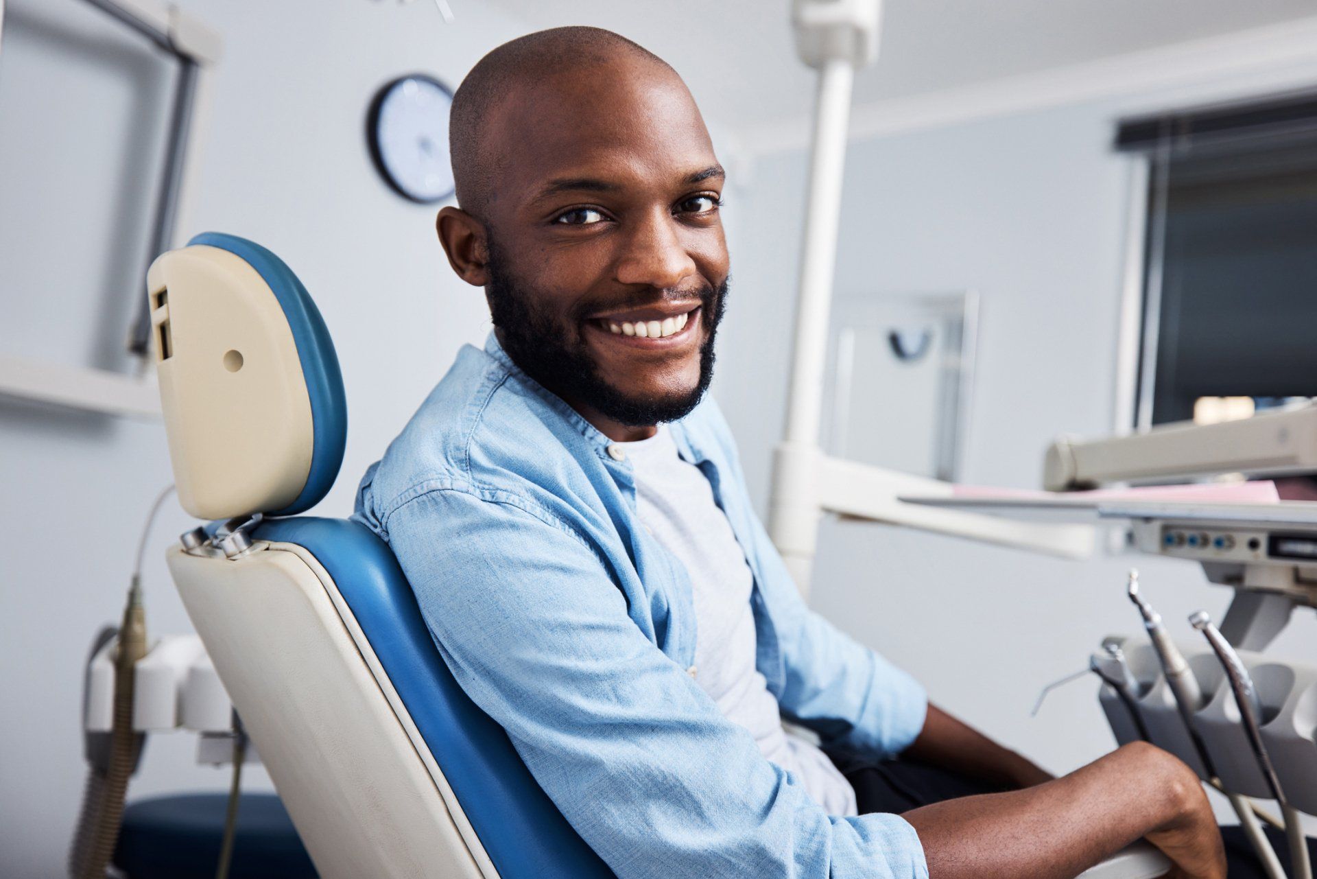 Man Having Dental Work Done - Huntington, WV - Dr. Ben Brown The Denture Store