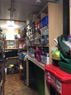 Shelving space in After School Club